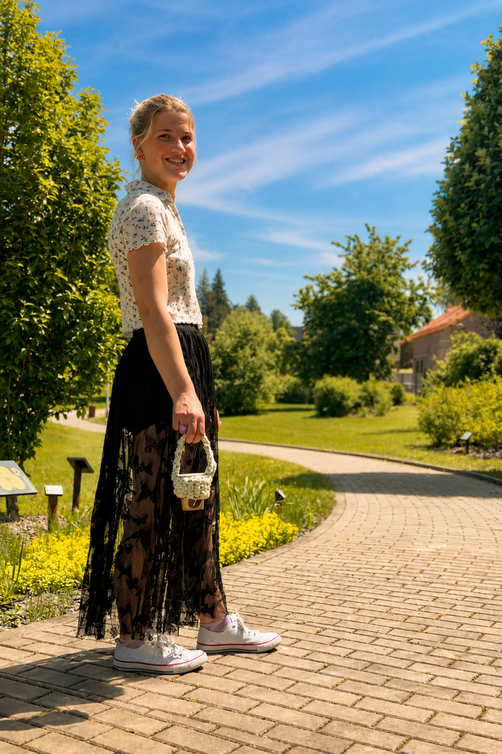 Háčkovaná kabelka na kávu ☕️🌸