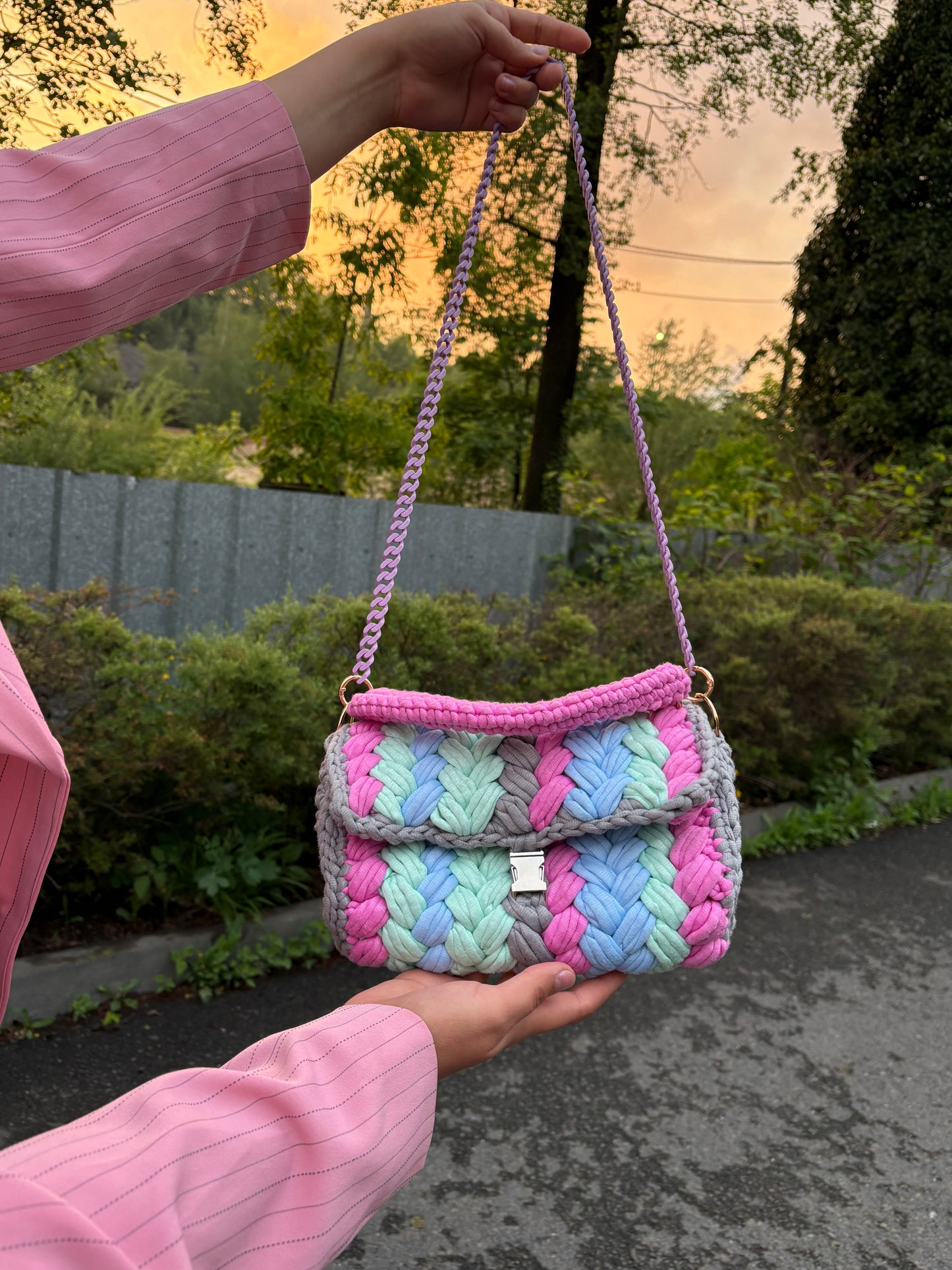 Háčkovaná kabelka “Sweets”🍭🍬
