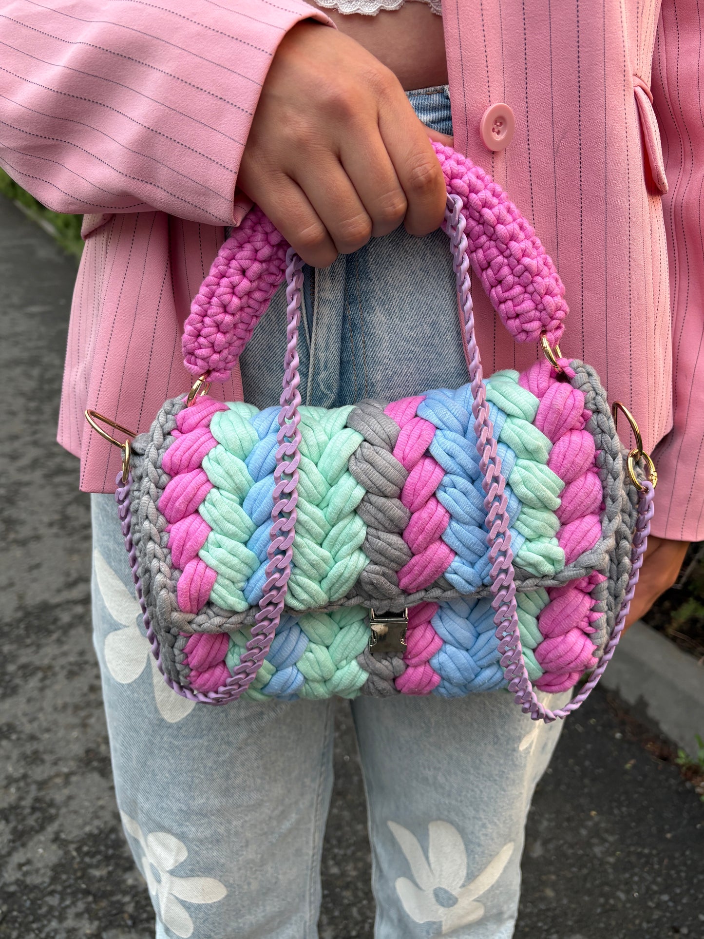 Háčkovaná kabelka “Sweets”🍭🍬