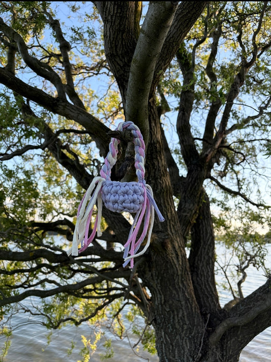 Háčkovaná kabelka na kávu ☕️🌸